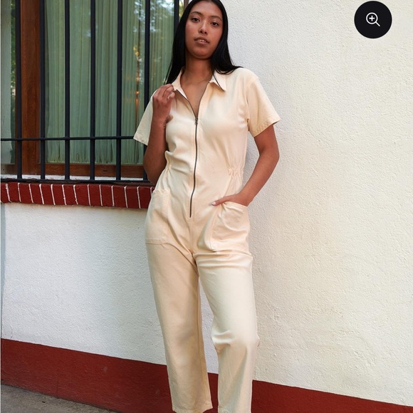 Noble Cream Jumpsuit for Women - Picture 2 of 7